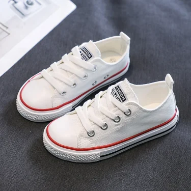 Children's Canvas Shoes, Spring and Autumn Korean Low-Top Shoes, Boys' and Girls' Shoes, Small White Shoes, Casual Cloth Shoes 5