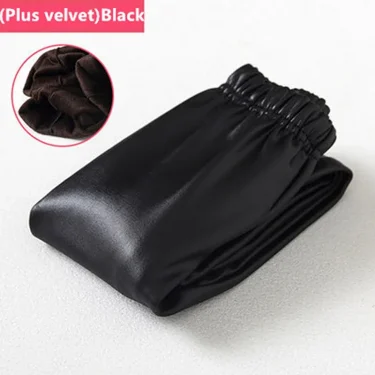 Kids Girls Leggings Autumn Winter Solid Children Warm Trousers Girl Casual PU Leather Pencil Pants Cute Toddler Leegings 5