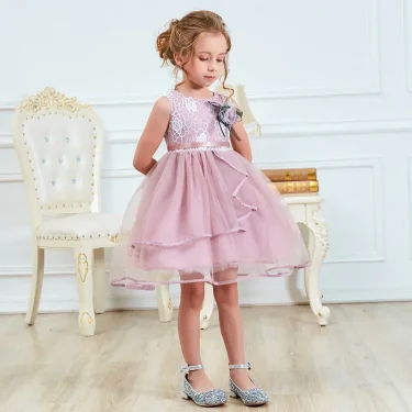 Baby Girls Dress Casual Costume Kids Dresses for 2-6Y Girl Flower Baby Dress Girl Party Little Prince Tutu Summer Dress Vestidos 3