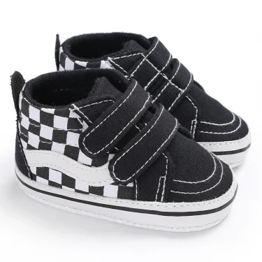 Baby Canvas Classic Sports Shoes Comfortable and Lightweight First Step Indoor and Outdoor Walking Shoes Suitable for 0-18 Month 4