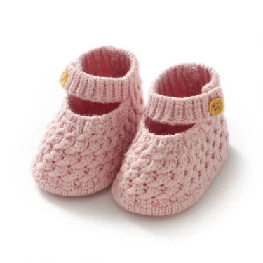 Baby Shoes Knit Newborn Boy Girl Footwear Fashion Cute Solid 0-18M Toddler Clothes Accessories Infant First Bed Boots Super Soft 1