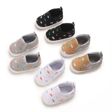 0-18 Months Fashion casual shoes Baby First Walkers Newborn Kid Canvas Sneakers Baby Boy Girl Soft Sole Crib Shoes Pre Walkers 1