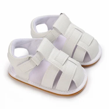 Toddler First Walker Baby Crib Newborn Baby Summer Sandals Infant Boy Girl Shoes Rubber Soft Sole Non-Slip 2