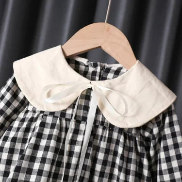 Autumn Baby Girl Clothes Lace Long Sleeve Dress Costume for Toddler Girl Baby Birthday Kids Clothing Straight Long Dresses Dress 4