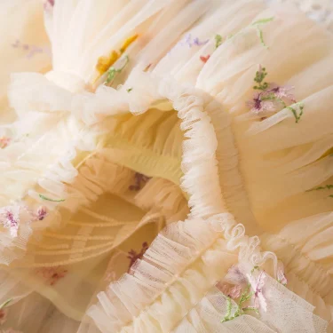 New Baby Girls Floral Dress Butterfly Fairy Tulle Embroidery Princess Dress 1-5Y Kids Dress Cute Baby Birthday Party Dress 6