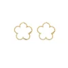 white gold earrings
