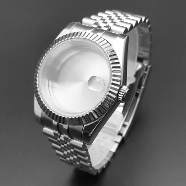 Neiton 36mm/39mm Sapphire Glass For Men Watch Case Fit NH35 NH36 NH34 Movement FashionWaterproof Jubilee Stainless Steel 4