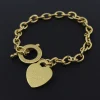 Chain Heart Gold