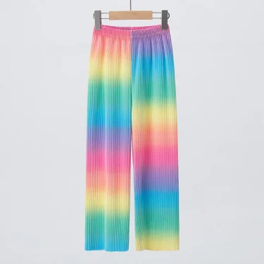 Girls Pants Summer Thin Children Ice Silk Mosquito Proof Pants Long Pants Fashionable Comfortable Girls Casual Children Clothing 2