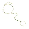 Gold Green CZ
