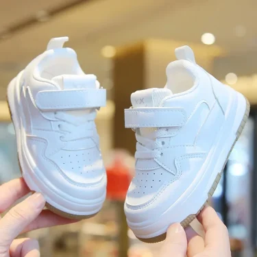 Children's Casual Sneakers New Comfortable Single Shoe Baby Boys Girls Toddler Small White Shoes Tennis Sports Board Shoes 2