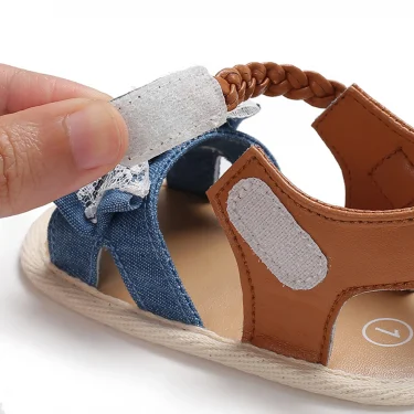 Cute Baby Girl Sandals Beach Slippers Infant Flexible Non-slip Bowknot Summer Flats Toddler Shoes Princess First Walkers 6
