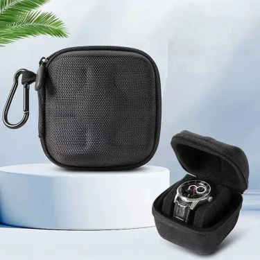 Watch Box Organizer For Men or Women，Watch Travel Case Portable Storage Watch Display Holder for Wristwatches and Smart Watches 4