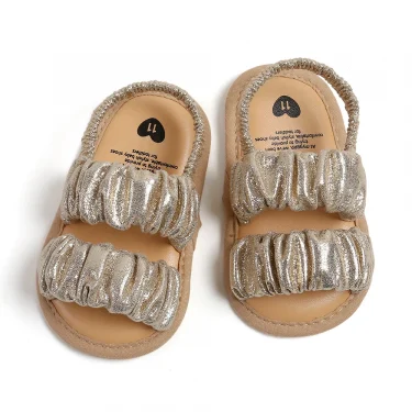 Soft soled cloud shaped sandals, suitable for newborns and girls - comfortable, non slip open toe design of walking shoes - very 3