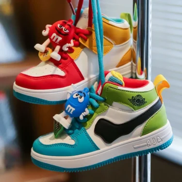 Children Casual Shoes Four Seasons New Kids Single Sneaker Boys Girls Sneaker Board Shoes Mandarin Ducks Basketball Sports Shoes 1