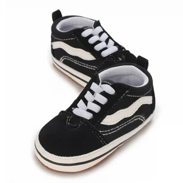 Canvas Sneakers Baby Boys Girls Shoes First Walkers Infant Toddler Anti-Slip Soft Sole Classical Newborn Baby Shoes 0-18 Month 3