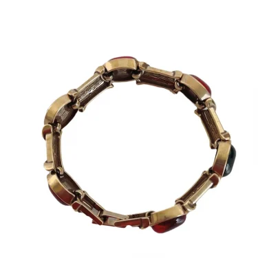 Mewanry Gold Color Multicolor Zircon Bracelets For Women Couples Vintage Fashion Classic Personality Anniversary Jewelry Gifts 2