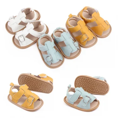 Baby Summer Sandal for Toddler 0-1 Years Casual Anti-slip Soft PU High Quality Casual Walikng Shoes Outdoor Summer Shoes D2796 2