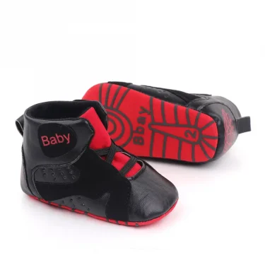 Meckior 2025 New Baby Boys Girls Sneakers Soft Bottom Non-slip Baby Soccer Basketball Sports Shoes First Walker Crib Shoes 2