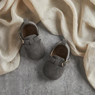 Fashion New Baby Flats Shoes Moccasins Soft Sole Non-slip First Walkers Indoor Outdoor Rubber Toddler Shoes for Girls Boys 4