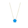 blue gold necklace