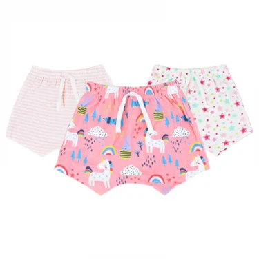 momscare Girls shorts outside wear summer baby pants 0-1-3 years old little children butt baby Harren pants 3