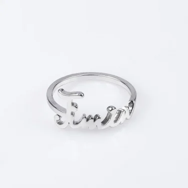 Kpop Group Members SUGA V J HOPE RM JIMIN Rings For Women Size 8# Anillos Mujer 4