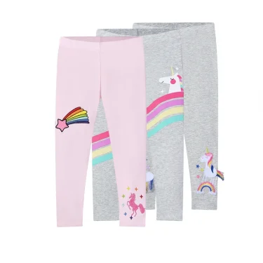 Toddler Baby Girls Leggings Clothes Children Girls Pants Cartoon Pattern Casual Wear Kids Children Leggings For 2-8 Years 1