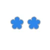 blue earrings