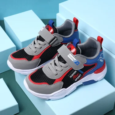 Single Net Children's Shoes Boys Sneakers Summer Breathable Non-slip Surface Girls Casual Tennis Sports Running Outdoor Shoes 3