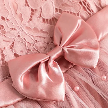 Summer Lace Dresses for Girls Pink Tutu Party Dress Kids Children Clothing Casual Wear Clothes Toddler Girl 1 2 3 4 5 Years 4