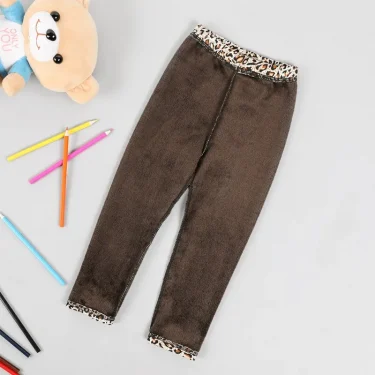 Baby Girl Clothes Kid Legging Girl Winter Autumn Thick Warm Cartoon Leggings Pants Boys Girls Leggings Plus Velvet Trousers 5