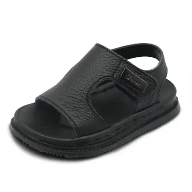 Summer Beach Sandals For Boys Korean Style Fashion Children Footwear PU Leather Anti-slippery Soft-soled Kid's Shoes 1