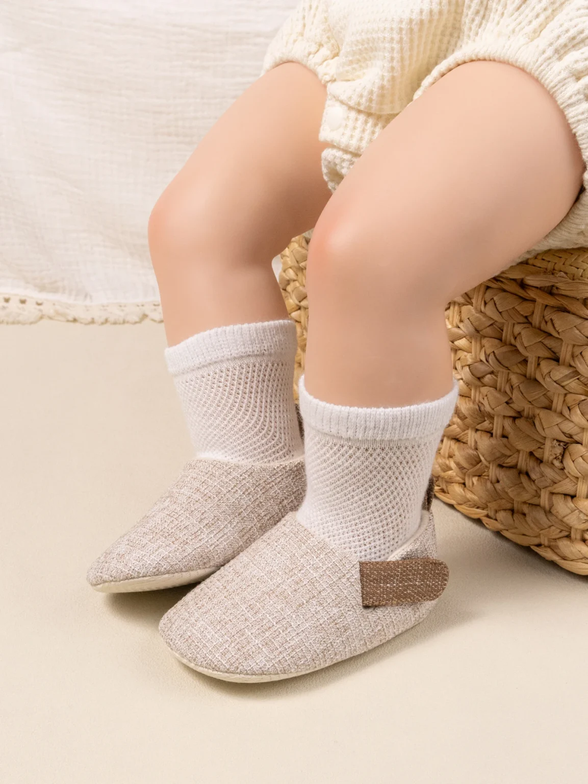 Meckior Baby walking shoes spring summer autumn and winter baby anti-slip casual shoes new solid colour lightweight baby shoes 6