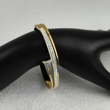 Original Design Stainless Steel Gold Plated Bracelet Nail Gypsophila Bracelet Ladies Gift Hot Selling 6