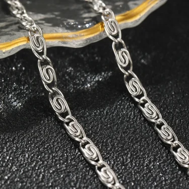 FTCY Stainless Steel Chain Bracelet for Women Gold Color Lightweight Luxury Women's Bracelet Foot Ankle Jewelry Accessories 3