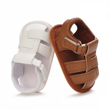 Toddler First Walker Baby Crib Newborn Baby Summer Sandals Infant Boy Girl Shoes Rubber Soft Sole Non-Slip 1