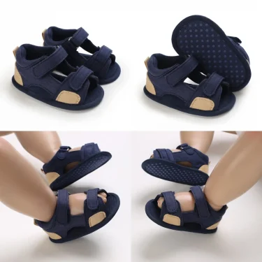 New Summer Sandals Newborn Baby Boys Girls Shoes Casual Soft Sole Breathable First Walker Canvas Baby Shoes Non-slip Toddler 2
