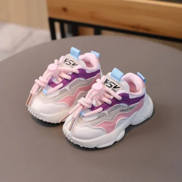 Baby Casual Sport Shoes Spring Autumn Toddler Sneakers Infant Shoes Soft Breathable Mesh Baby Boy Girl Shoes Pink, Black, Khaki 3