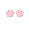 pink earrings