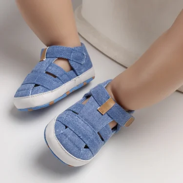 Baby Fashion Canvas Shoes Toddler Baby Boy Girl First Walkers Shoes Soft Sole Cotton Casual Shoes Infant Breathable Crib Shoes 5