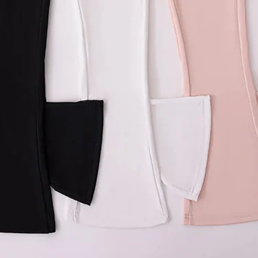 Girls High Waist Flared Pants for Spring and Autumn Kids Fashion Tight Leggings with Stylish Elastic Teenager Bottoms Clothes 5