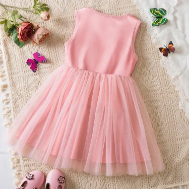 Kids Girls Dress for Summer Princess Birthday Party Evening Dresses New Christmas Dress for Baby Girls Dress 2-6 Y Child Clothes 4