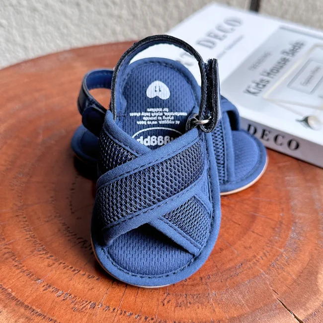 Baby Boys Girls Sandals Premium Infant Summer Outdoor Shoes PU Lightweight Soft Anti-Slip Sole Toddler Prewalker 6