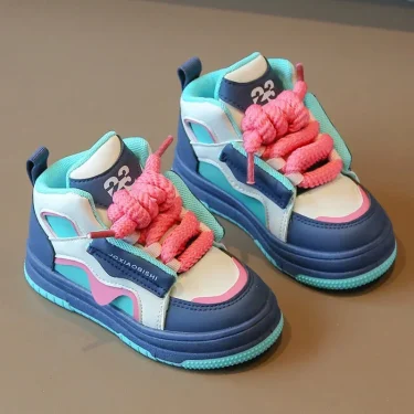 Girls Boys Sport Shoes Four Seasons Children's Sneakers Non-slip Student Shoes Soft Bottom Kids Casual Shoes Girls Outdoor Shoes 4