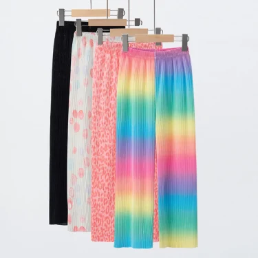 Girls Pants Summer Thin Children Ice Silk Mosquito Proof Pants Long Pants Fashionable Comfortable Girls Casual Children Clothing 1