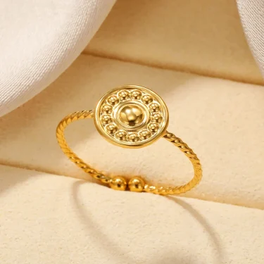 Stainless Steel Sun Rings For Women Gold Color Sun Butterfly Finger Adjustable Ring Aesthetic Fashion Wedding Jewelry Gift 2025 5