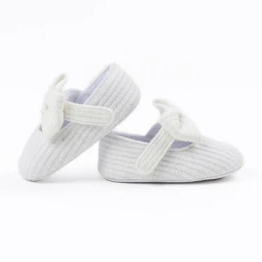 Baby Girls Anti-Slip Shoes Knitted Floral Prewalkers Cotton Summer Toddler Girls First Walkers Infant Soft Sole Shoes 0-18M 3