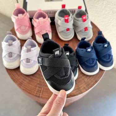 Baby Boys Girls Shoes Non-Slip Rubber Sole High-Top PU Leather Sneakers Infant First Walking Shoes Toddler Crib Shoes Newborn Lo 2