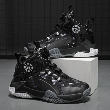 Kids Basketball Shoes Boys Sneakers Non-slip Child Trainer Basket Shoes Outdoor Children Sport Shoes 2